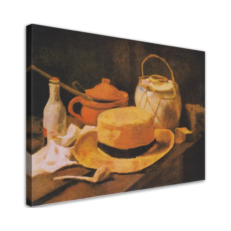 Canvas print reproduction - Still life with yellow hat | FEEBY