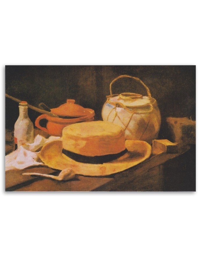 Canvas print reproduction - Still life with yellow hat | FEEBY