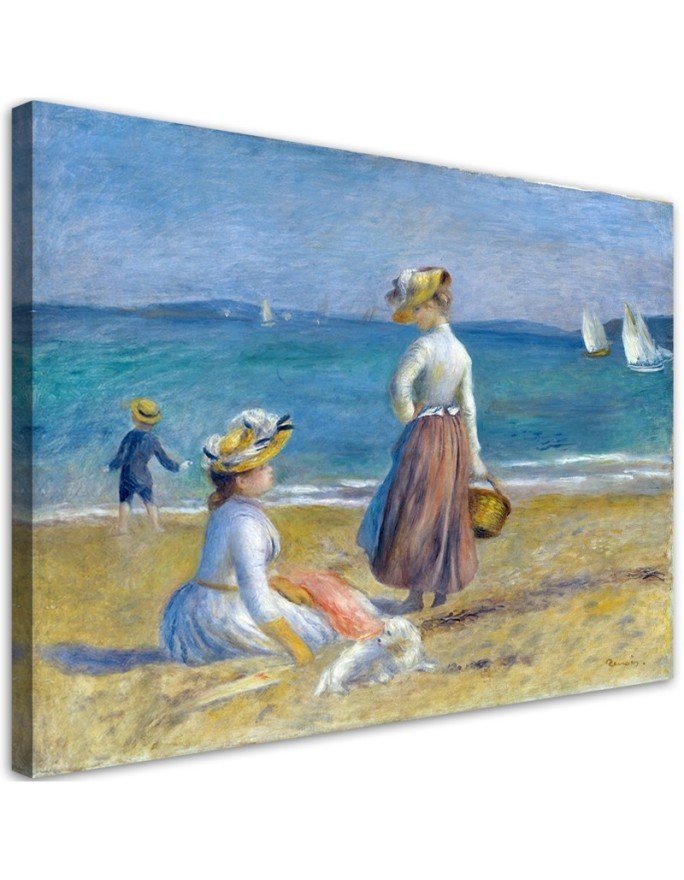 Canvas painting - Auguste Renoir On the Beach | FEEBY