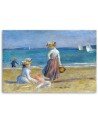 Canvas painting - Auguste Renoir On the Beach | FEEBY