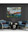 Canvas print reproduction - Rowers in Chatou | FEEBY