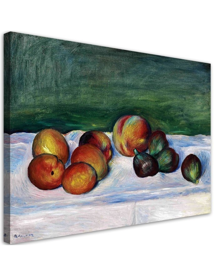 Canvas print reproduction - Still-life with apricots and figs | FEEBY