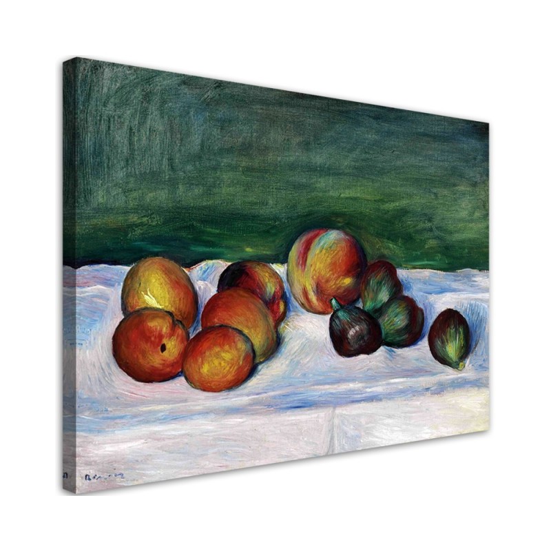 Canvas print reproduction - Still-life with apricots and figs | FEEBY