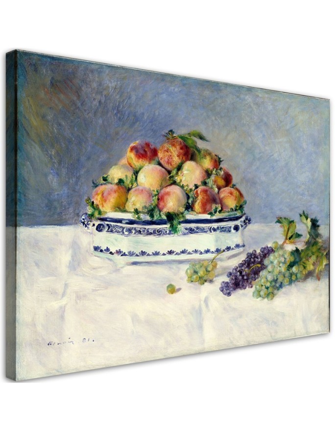 Canvas print reproduction - Still-life with peaches | FEEBY