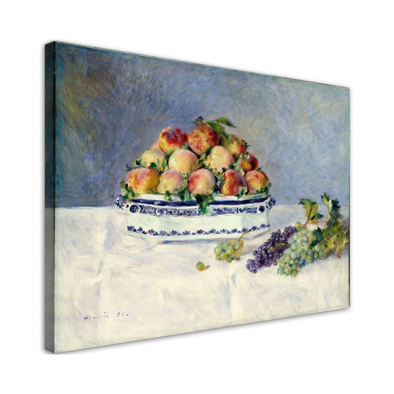 Canvas print reproduction - Still-life with peaches | FEEBY