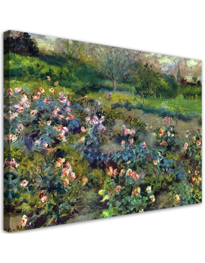 Canvas print reproduction - Rose grove | FEEBY