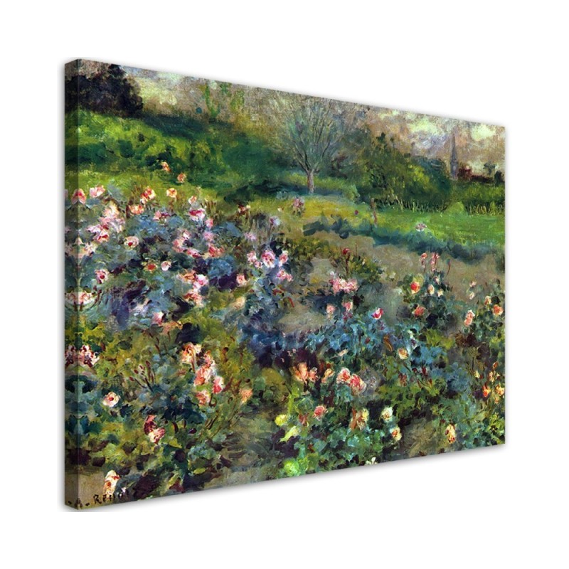 Canvas print reproduction - Rose grove | FEEBY
