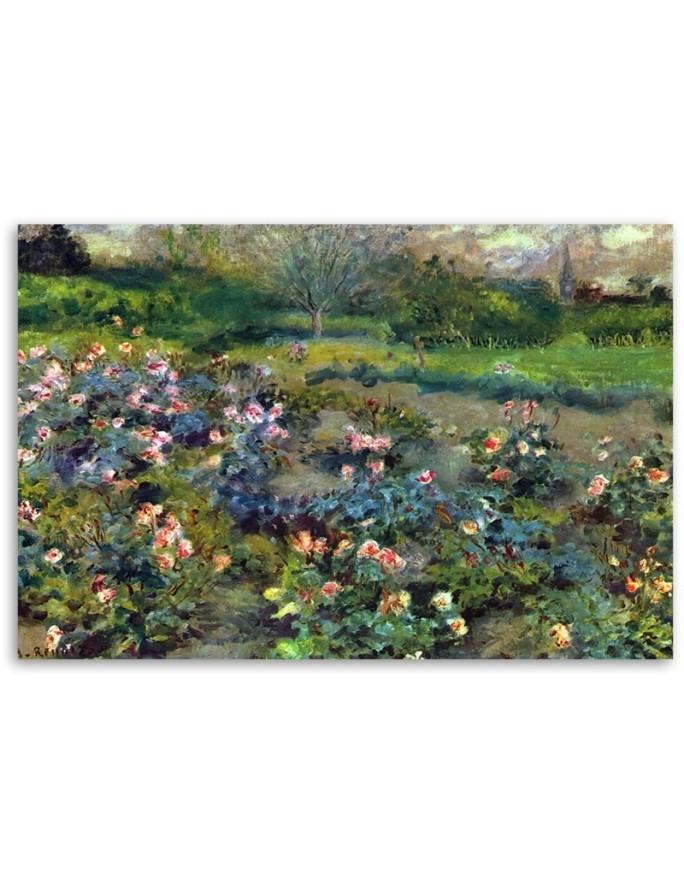 Canvas print reproduction - Rose grove | FEEBY