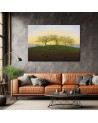 Canvas print reproduction - Hill and field near Dresden | FEEBY