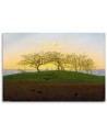 Canvas print reproduction - Hill and field near Dresden | FEEBY