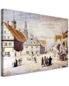 Canvas print reproduction - Market square in Greifswald | FEEBY