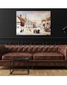 Canvas print reproduction - Market square in Greifswald | FEEBY