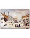Canvas print reproduction - Market square in Greifswald | FEEBY