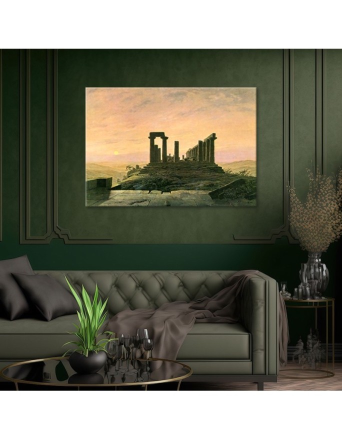 Canvas print reproduction - Juno Temple in Agrigent | FEEBY
