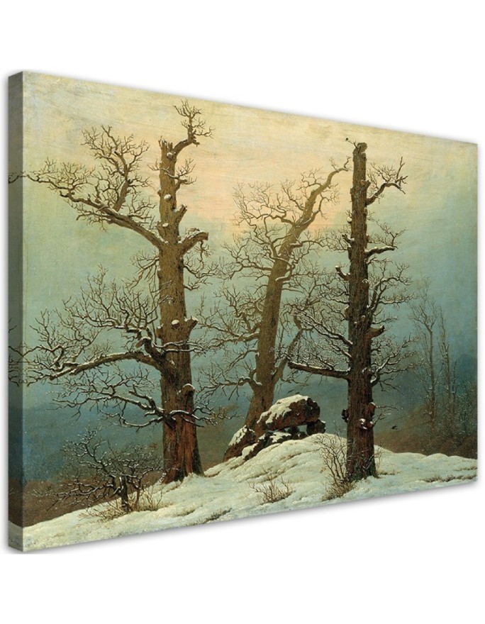 Canvas painting - Cairn in Snow | FEEBY