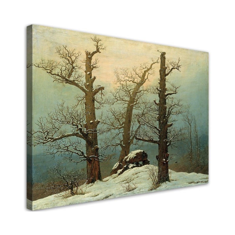 Canvas painting - Cairn in Snow | FEEBY