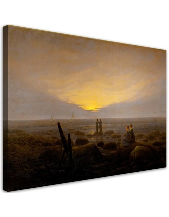 Canvas print Moonrise over...