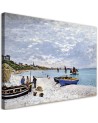 Canvas print reproduction - Beach at Sainte Adresse | FEEBY