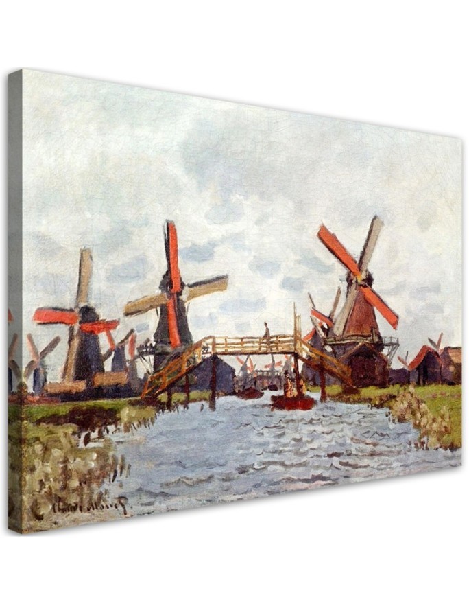 Canvas painting - Mill near Zaandam | FEEBY