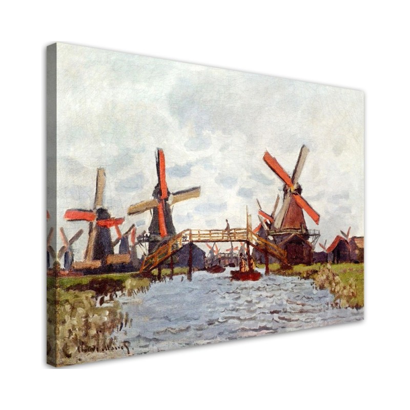 Canvas painting - Mill near Zaandam | FEEBY