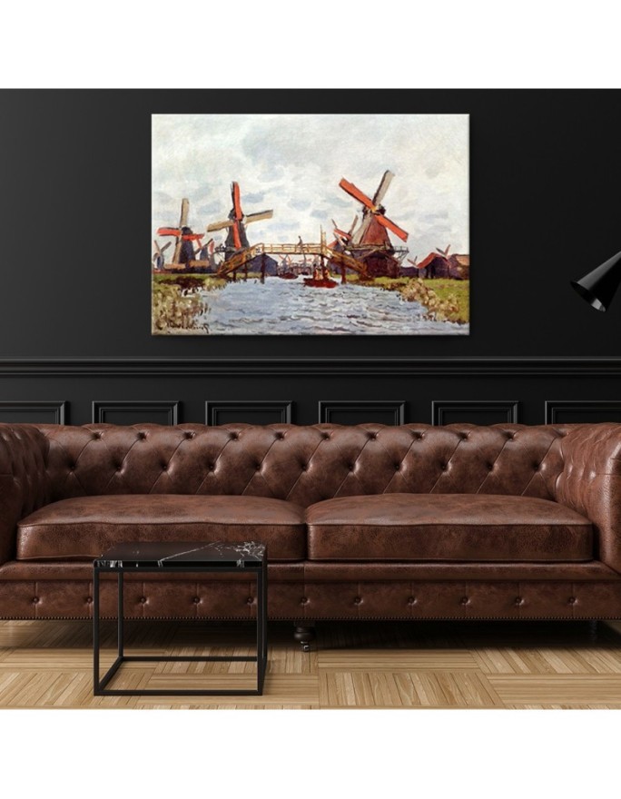 Canvas painting - Mill near Zaandam | FEEBY