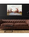 Canvas painting - Mill near Zaandam | FEEBY