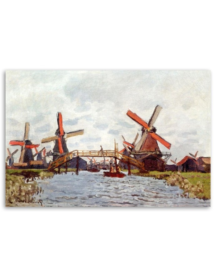 Canvas painting - Mill near Zaandam | FEEBY