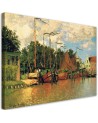 Canvas print reproduction - Boats in Zaandam | FEEBY