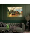 Canvas print reproduction - Boats in Zaandam | FEEBY