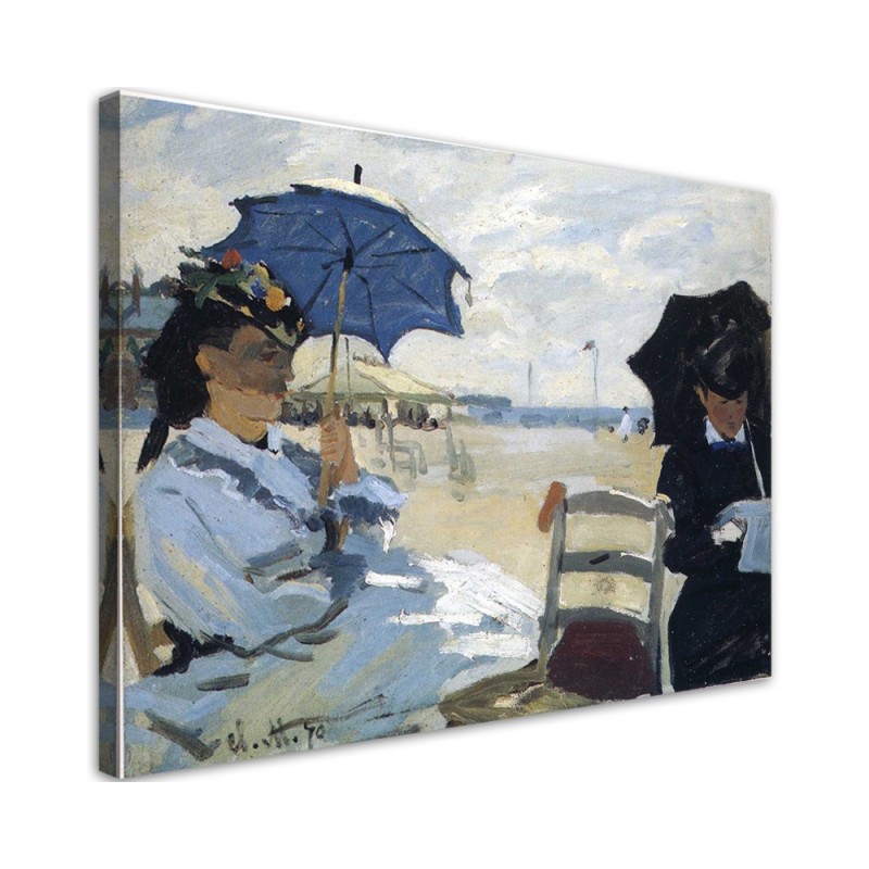 Canvas painting - Trouville beach | FEEBY