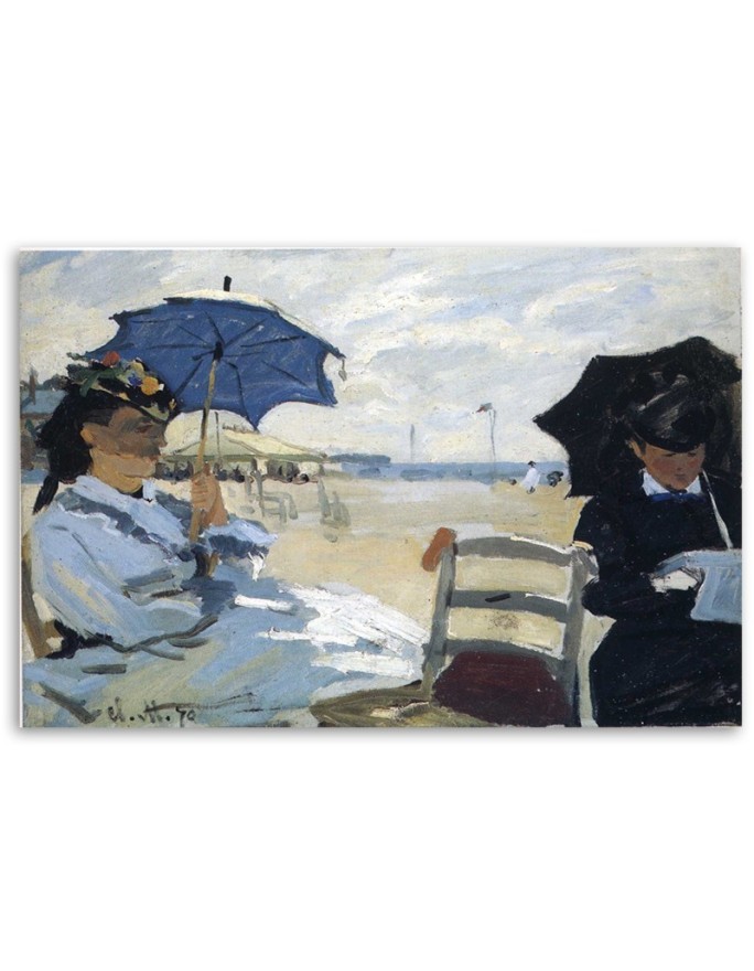 Canvas painting - Trouville beach | FEEBY