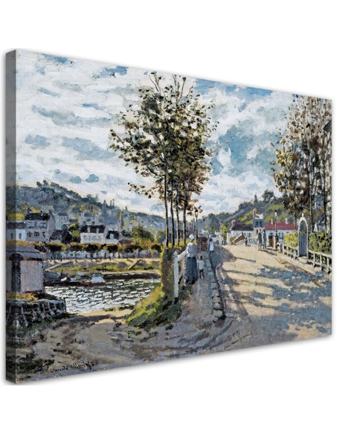 Canvas print reproduction - The bridge at Bougival | FEEBY