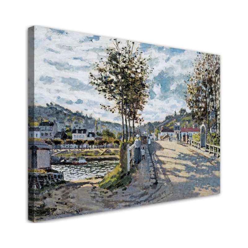 Canvas print reproduction - The bridge at Bougival | FEEBY