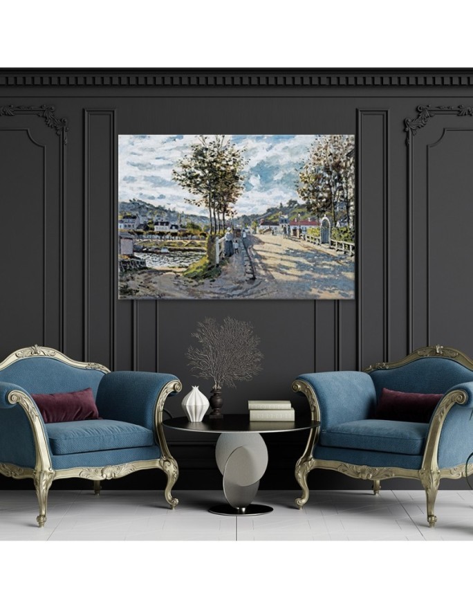Canvas print reproduction - The bridge at Bougival | FEEBY