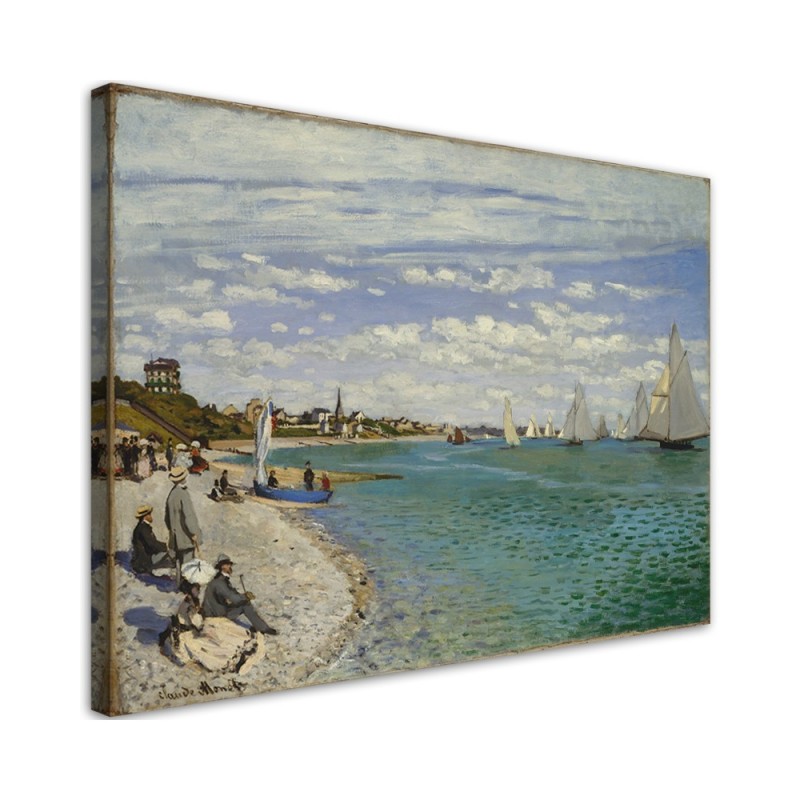 Canvas print reproduction - Regatta at Sainte Adresse | FEEBY