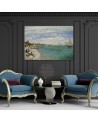 Canvas print reproduction - Regatta at Sainte Adresse | FEEBY