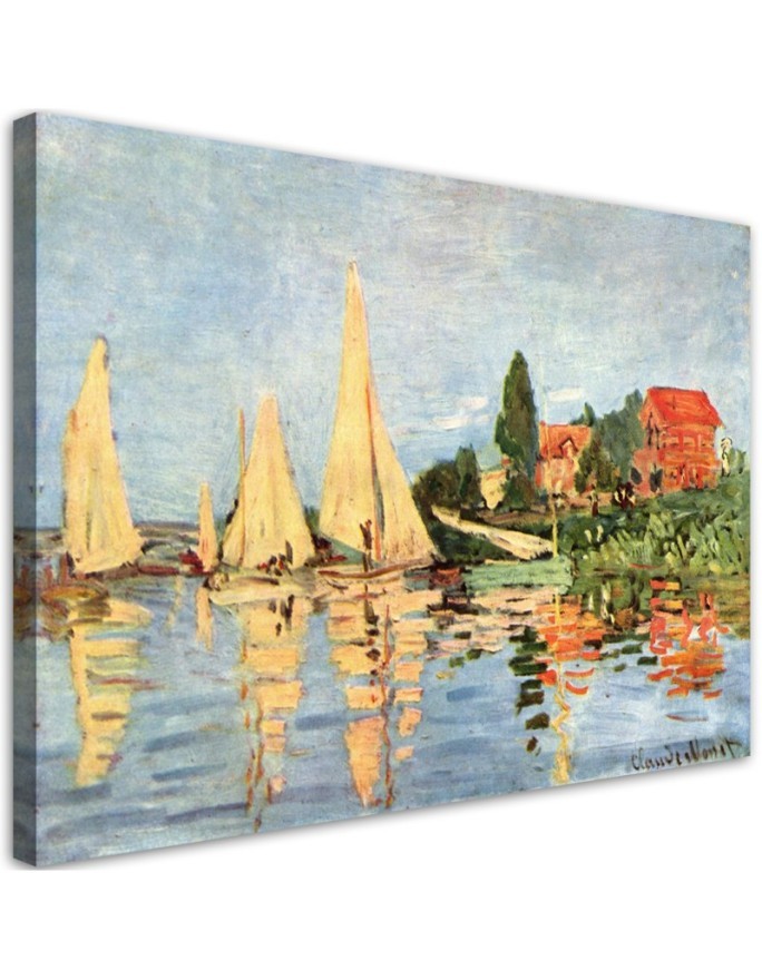 Canvas print reproduction - Regatta at Argenteuil | FEEBY