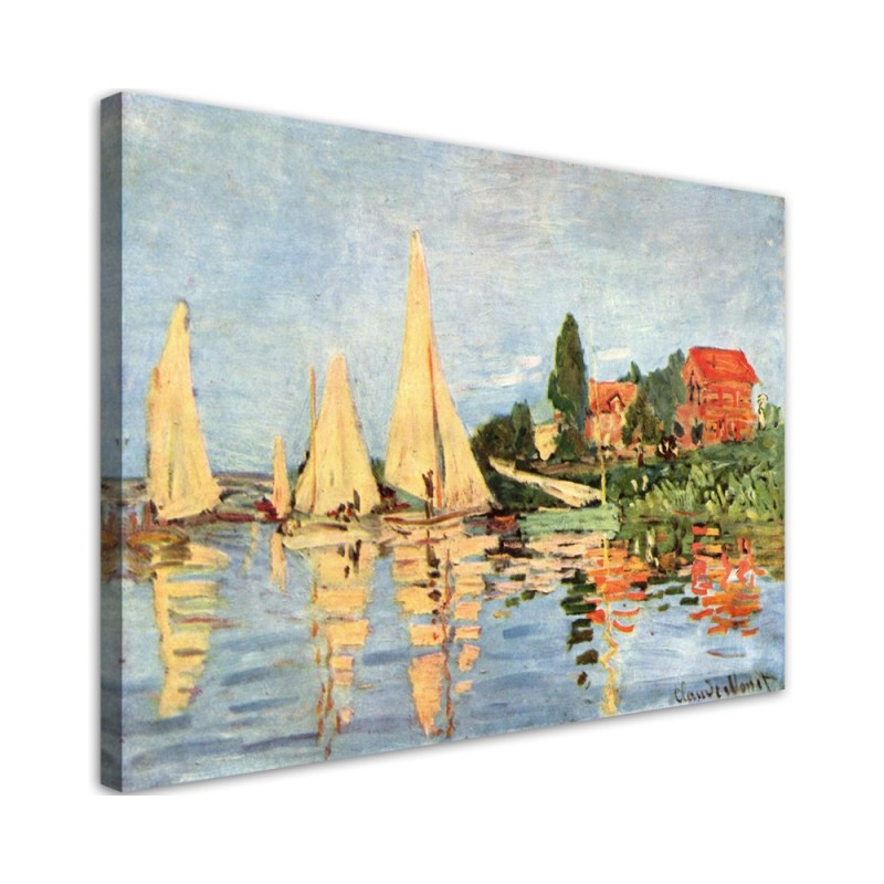 Canvas print reproduction - Regatta at Argenteuil | FEEBY