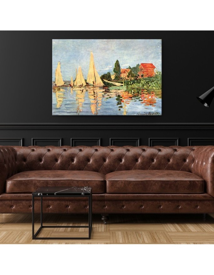 Canvas print reproduction - Regatta at Argenteuil | FEEBY
