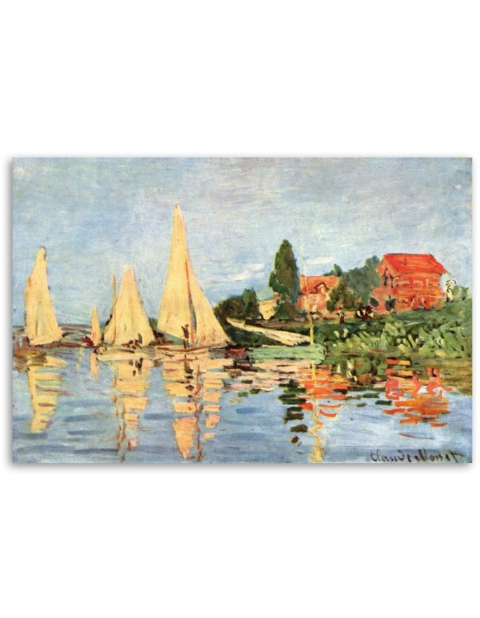 Canvas print reproduction - Regatta at Argenteuil | FEEBY