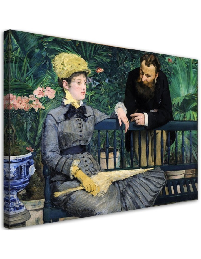 Canvas print reproduction - At the conservatory | FEEBY