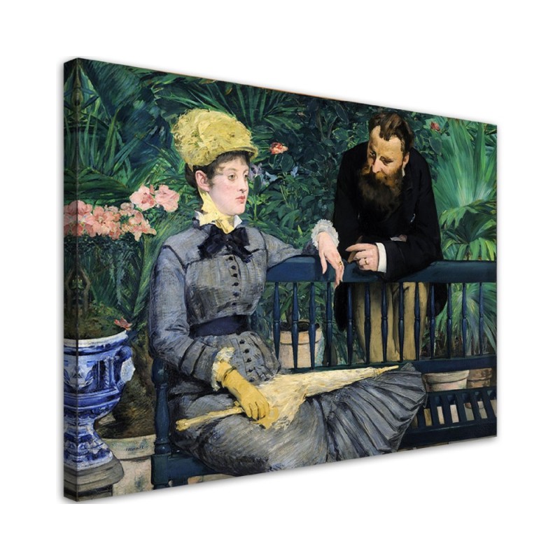 Canvas print reproduction - At the conservatory | FEEBY