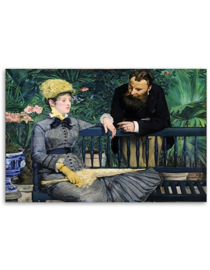Canvas print reproduction - At the conservatory | FEEBY