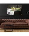 Canvas painting - Still life with melon and peaches | FEEBY