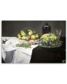 Canvas painting - Still life with melon and peaches | FEEBY