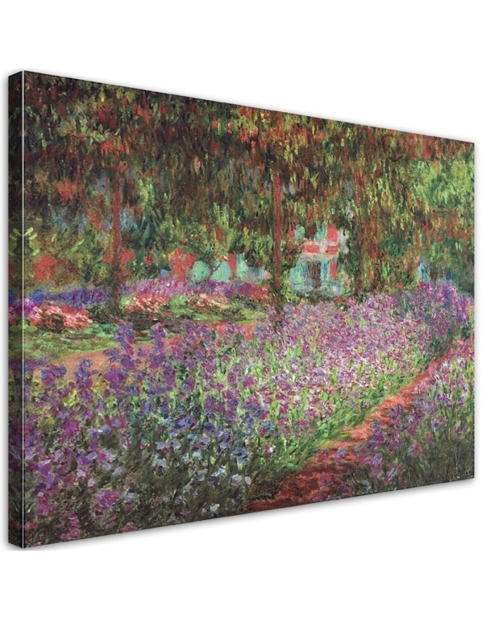 Canvas print reproduction - The artist's garden at Giverny | FEEBY