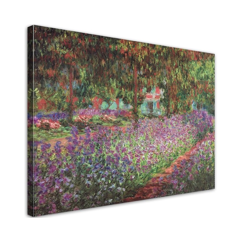 Canvas print reproduction - The artist's garden at Giverny | FEEBY