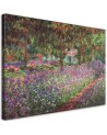 Canvas print reproduction - The artist's garden at Giverny | FEEBY