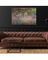 Canvas print reproduction - The artist's garden at Giverny | FEEBY