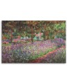 Canvas print reproduction - The artist's garden at Giverny | FEEBY